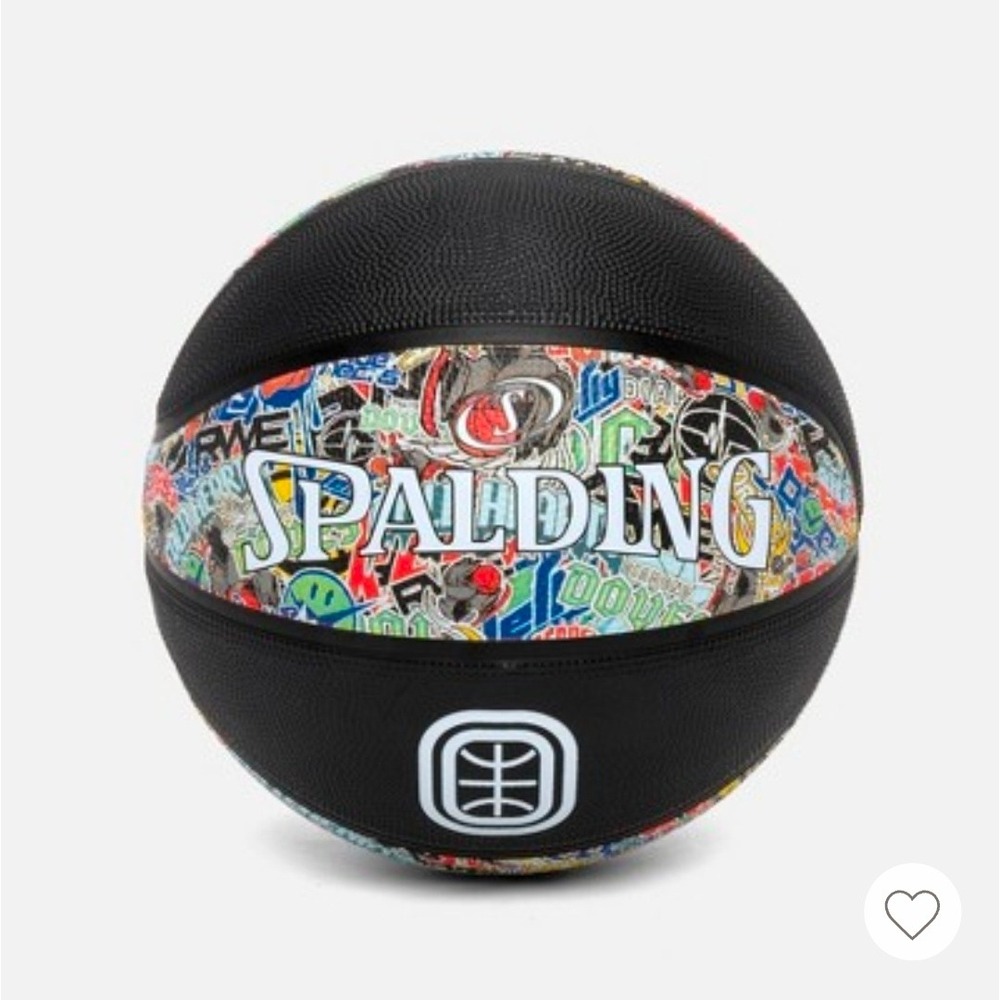 Spalding Overtime Elite OTE Sticker Bomb Basketball Size 7 29.5" Black Multi NEW